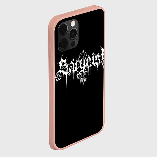 Чехол iPhone 12 Pro Max Sargeist / 3D-Светло-розовый – фото 2