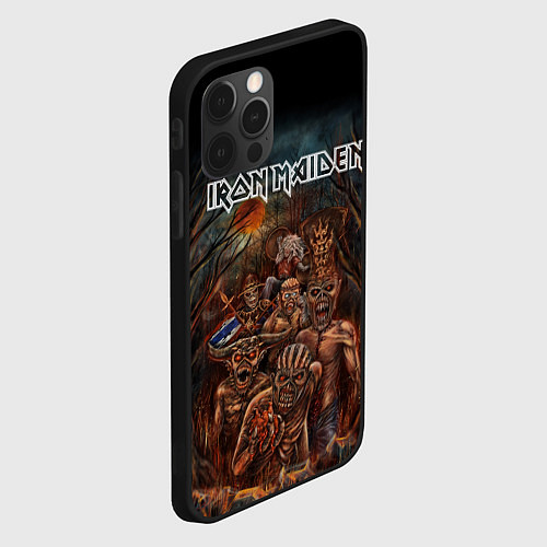 Чехол iPhone 12 Pro Max IRON MAIDEN АЙРОН МЕЙДЕН Z / 3D-Черный – фото 2