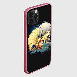 Чехол для iPhone 12 Pro Max Принцесса Мононоке х Покемоны, цвет: 3D-малиновый — фото 2