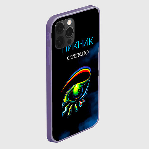 Чехол iPhone 12 Pro Max Пикник СТЕКЛО / 3D-Серый – фото 2