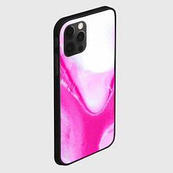 Чехол для iPhone 12 Pro Max Жидкий пурпур, цвет: 3D-черный — фото 2