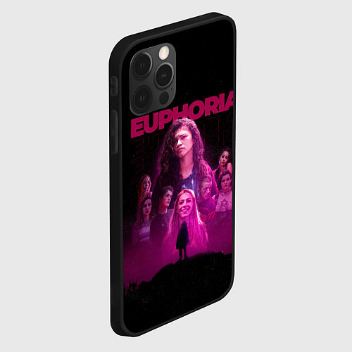 Чехол iPhone 12 Pro Max Euphoria team / 3D-Черный – фото 2