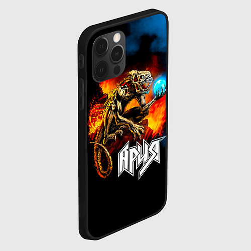 Чехол iPhone 12 Pro Max Ария - Химера / 3D-Черный – фото 2