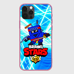 Чехол для iPhone 12 Pro Max Ninja Ash Ниндзя Эш, Brawl Stars, цвет: 3D-малиновый