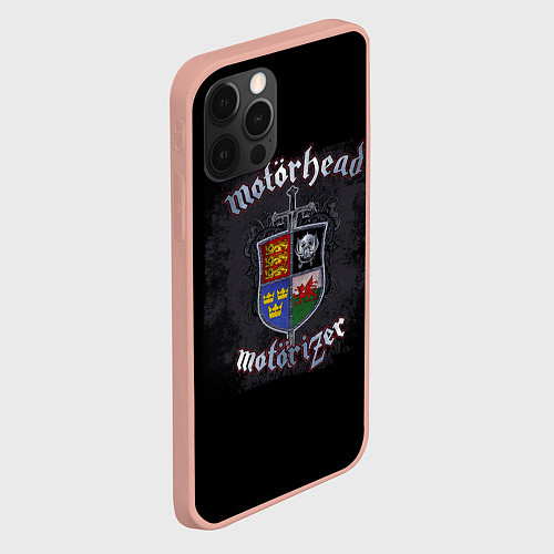 Чехол iPhone 12 Pro Max Shield of Motorhead / 3D-Светло-розовый – фото 2