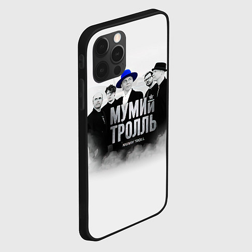 Чехол iPhone 12 Pro Max Мумий Тролль Mumiy Troll / 3D-Черный – фото 2