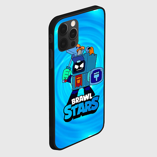 Чехол iPhone 12 Pro Max Ash Brawl Stars Эш / 3D-Черный – фото 2