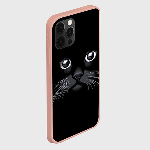 Чехол iPhone 12 Pro Max Кот Журбей / 3D-Светло-розовый – фото 2
