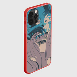 Чехол для iPhone 12 Pro Max Ори и Ку, цвет: 3D-красный — фото 2