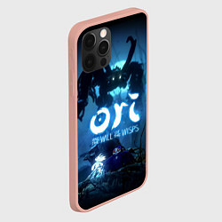 Чехол для iPhone 12 Pro Max Крик, Ори и Ку, цвет: 3D-светло-розовый — фото 2