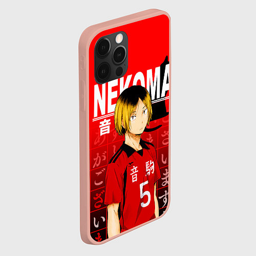 Чехол iPhone 12 Pro Max КЕНМА КОЗУМЕ KOZUME KENMA / 3D-Светло-розовый – фото 2