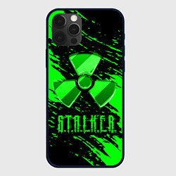 Чехол для iPhone 12 Pro Max S T A L K E R NEON СТАЛКЕР, цвет: 3D-черный