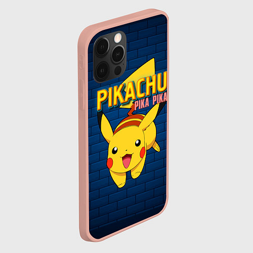 Чехол iPhone 12 Pro Max ПИКА ПИКА PIKA PIKA / 3D-Светло-розовый – фото 2