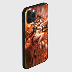 Чехол для iPhone 12 Pro Max Элементаль Genshin Impact Геншин Импакт Z, цвет: 3D-черный — фото 2