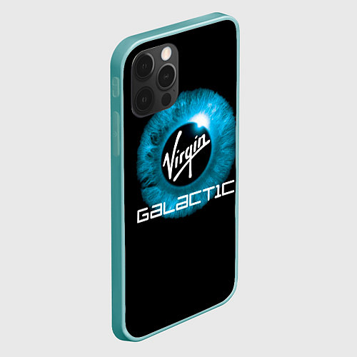 Чехол iPhone 12 Pro Max Virgin Galactic Вирджин Галактик / 3D-Мятный – фото 2