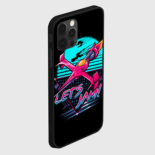 Чехол iPhone 12 Pro Max Cowboy Bebop, Lets Jam / 3D-Черный – фото 2