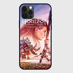 Чехол для iPhone 12 Pro Max Элой Horizon Forbidden West DE, цвет: 3D-черный