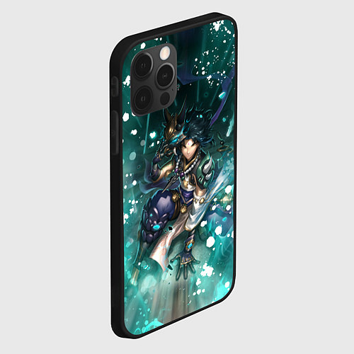 Чехол iPhone 12 Pro Max Сяо Геншин Импакт Z / 3D-Черный – фото 2