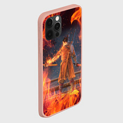 Чехол для iPhone 12 Pro Max Warrior Sekiro shadows die twice Z, цвет: 3D-светло-розовый — фото 2