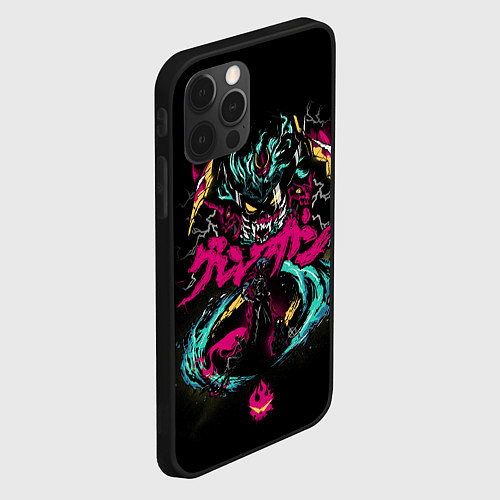 Чехол iPhone 12 Pro Max Гуррен-Лаганн / 3D-Черный – фото 2