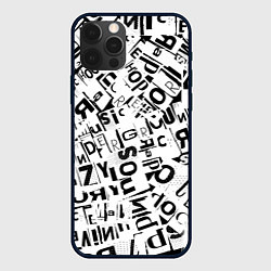 Чехол для iPhone 12 Pro Max UNDER WHITE, цвет: 3D-черный
