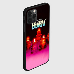 Чехол для iPhone 12 Pro Max Deep Purple - Burn, цвет: 3D-черный — фото 2