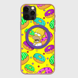 Чехол iPhone 12 Pro Max Гомер ням Пончик