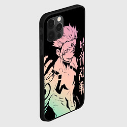 Чехол для iPhone 12 Pro Max Сукуна, Магическая битва, цвет: 3D-черный — фото 2