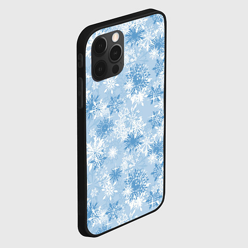 Чехол iPhone 12 Pro Max Морозец / 3D-Черный – фото 2