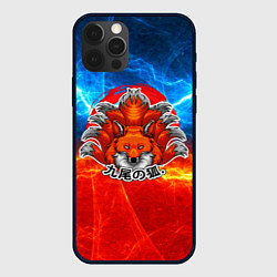 Чехол для iPhone 12 Pro Max Огненная лисичка, цвет: 3D-черный