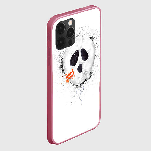 Чехол iPhone 12 Pro Max Шарик-пугайка / 3D-Малиновый – фото 2