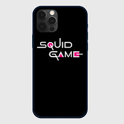 Чехол для iPhone 12 Pro Max Squid Game, цвет: 3D-черный