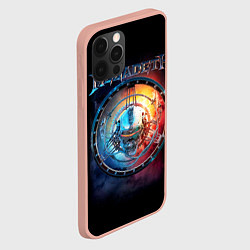Чехол для iPhone 12 Pro Max Megadeth, Super Collider, цвет: 3D-светло-розовый — фото 2
