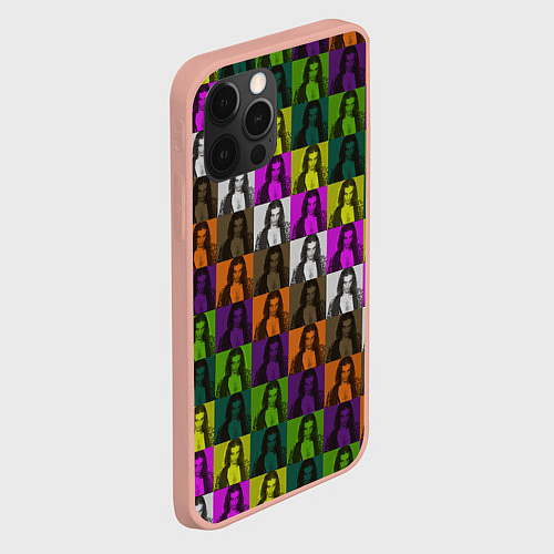Чехол iPhone 12 Pro Max Damiano David Colors / 3D-Светло-розовый – фото 2