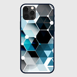 Чехол для iPhone 12 Pro Max Абстракция FLO, цвет: 3D-черный