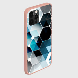 Чехол для iPhone 12 Pro Max Абстракция FLO, цвет: 3D-светло-розовый — фото 2