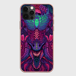 Чехол для iPhone 12 Pro Max Скоростная тварь, цвет: 3D-светло-розовый