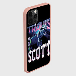 Чехол для iPhone 12 Pro Max Travis Scott RAP, цвет: 3D-светло-розовый — фото 2