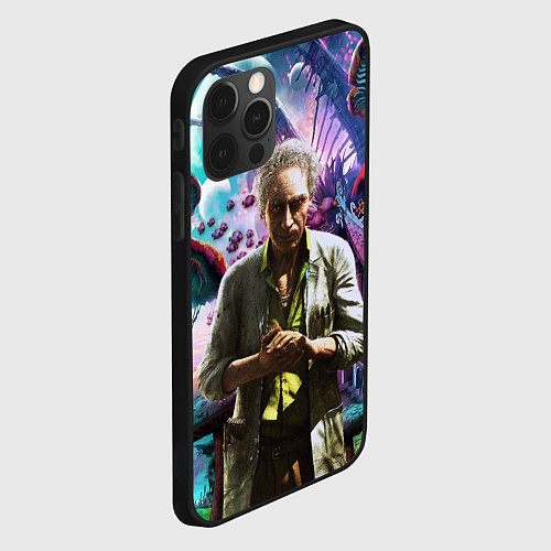 Чехол iPhone 12 Pro Max MushroomTrip / 3D-Черный – фото 2