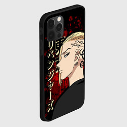 Чехол для iPhone 12 Pro Max Токийские мстители: Дракен, цвет: 3D-черный — фото 2