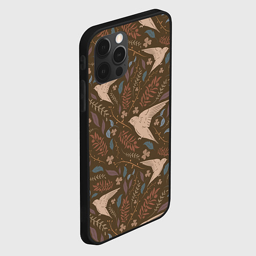 Чехол iPhone 12 Pro Max Литой стриж / 3D-Черный – фото 2