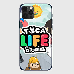 Чехол для iPhone 12 Pro Max Toca Life: Stories, цвет: 3D-черный