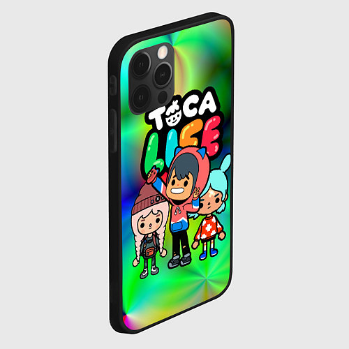 Чехол iPhone 12 Pro Max Toca Life / 3D-Черный – фото 2