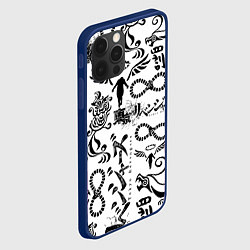 Чехол для iPhone 12 Pro Max ТОКИЙСКИЕ МСТИТЕЛИ ЛОГОБОМБИНГ, цвет: 3D-тёмно-синий — фото 2