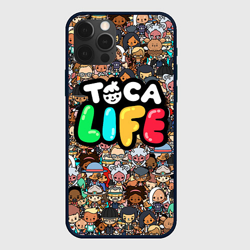 Чехол iPhone 12 Pro Max Toca Life / 3D-Черный – фото 1