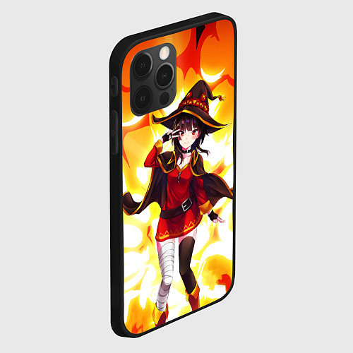 Чехол iPhone 12 Pro Max MeguminKonoSuba / 3D-Черный – фото 2