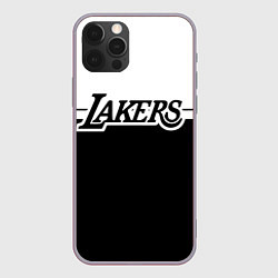 Чехол для iPhone 12 Pro Max Kobe Bryant - Los Angeles Lakers, цвет: 3D-серый