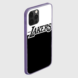 Чехол для iPhone 12 Pro Max Kobe Bryant - Los Angeles Lakers, цвет: 3D-серый — фото 2