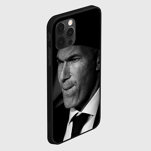 Чехол iPhone 12 Pro Max Зинедин Зидан Zinedin Zidan / 3D-Черный – фото 2