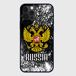 Чехол для iPhone 12 Pro Max Russia, цвет: 3D-черный